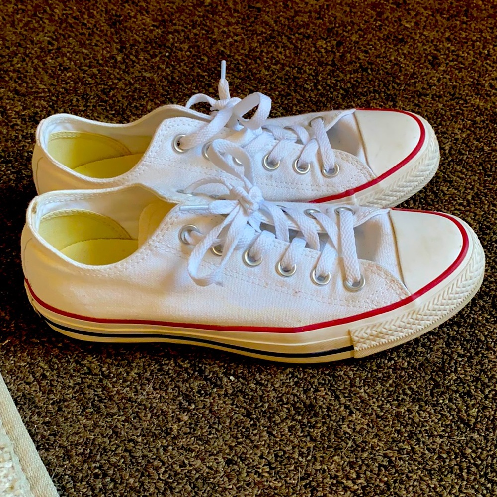 White All Star Converse - Picture 1 of 2